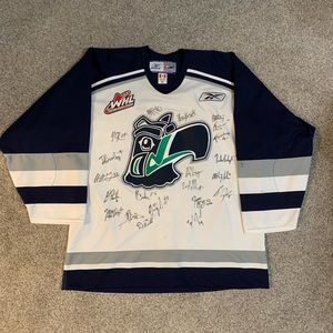 Seattle Thunderbirds old Saturday jersey - autographed